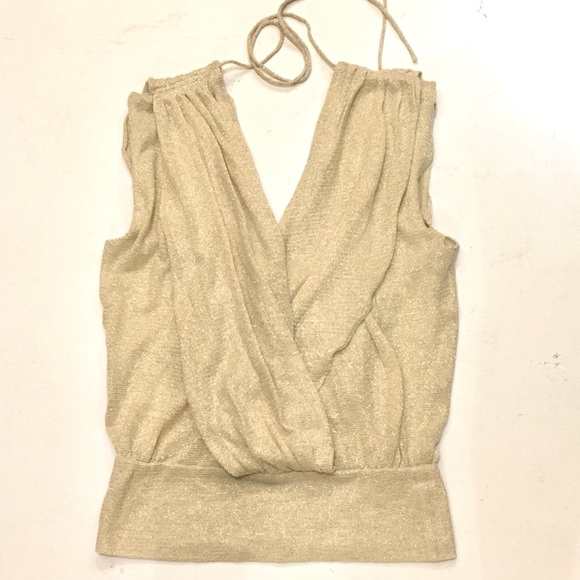 Alice + Olivia Tops - 🌹HP🌹Alice+Olivia Metallic Smocked Sleeveless Party Top